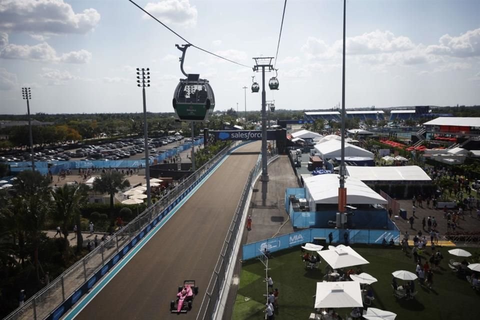 El circuito de Miami en su primer Grand Prix de F1.