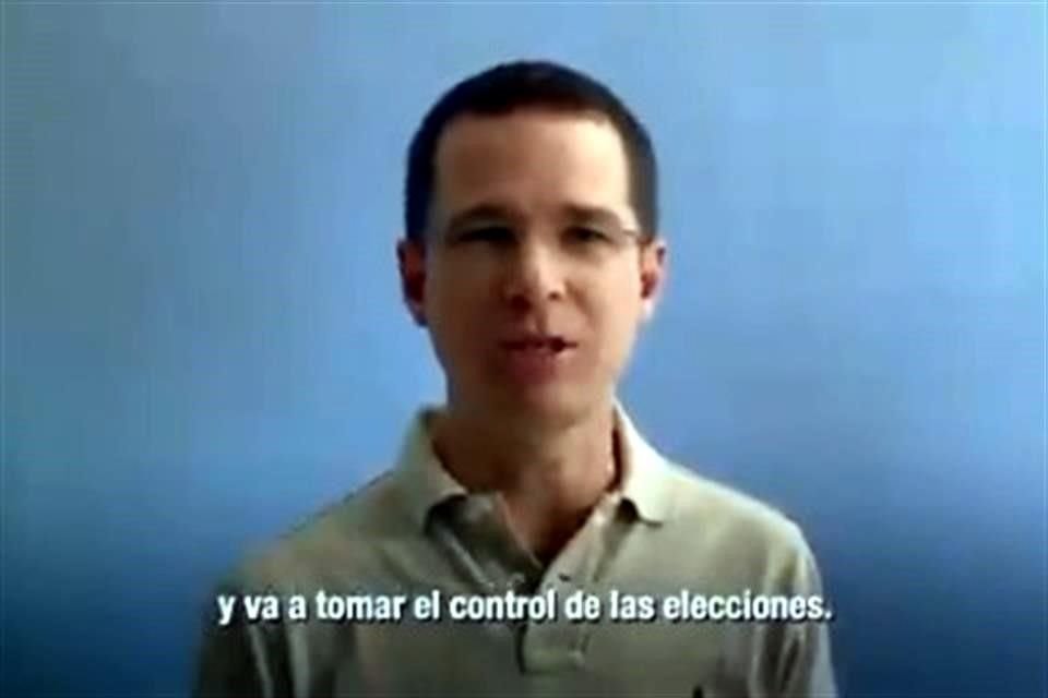 Anaya publicó un nuevo video en el que critica la propuesta de López Obrador de realizar una reforma administrativa al INE.