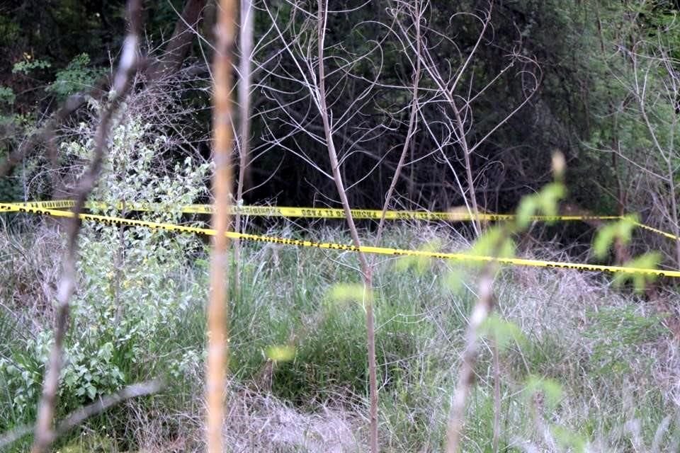 EL NORTE recorrió ayer el terreno baldío ubicado en la Calle Hortelanos, entre Los Huertos y Carretera a San Mateo donde fueron localizados el domingo los restos de Yolanda.