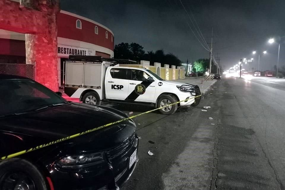 Fue a las 5:51 horas de hoy miércoles 11 de mayo que las unidades de Servicios Periciales abandonaron las instalaciones del Motel que esta ubicado en la Carretera a Laredo.