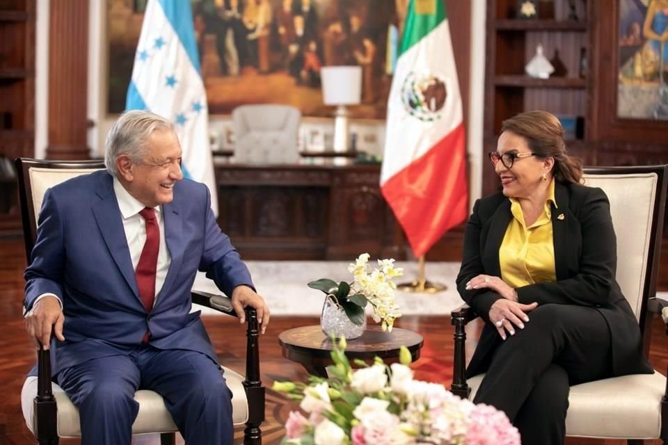 López Obrador y Castro en una reunión bilateral la semana pasada.