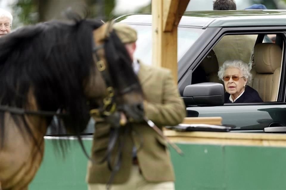 La competencia se llevó a cabo cerca del Castillo de Windsor, donde reside.