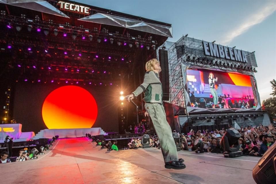 El australiano The Kid Laroi fue de los artistas que abrió el primer día del Tecate Emblema.