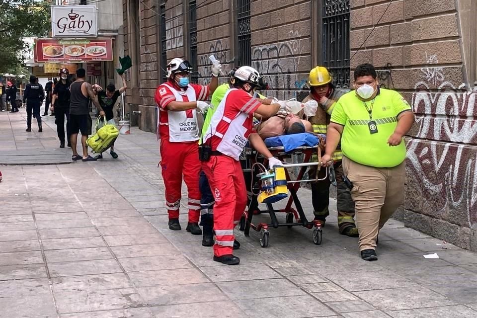 Siete personas fueron trasladadas a un hospital, una de ellas en condición grave.