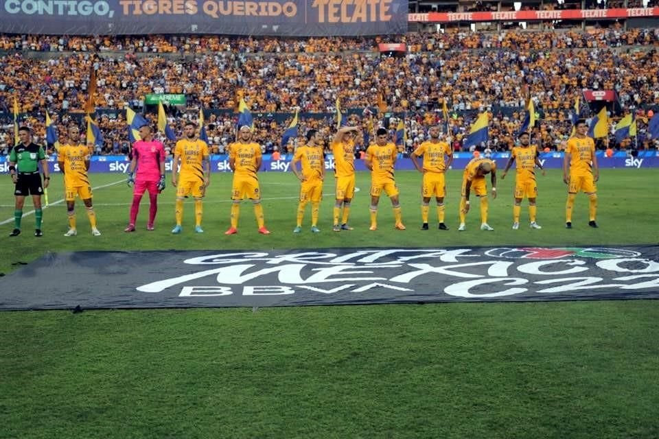 Los Tigres llegaron con la ventaja de un gol a su favor; el empate global les daba el pase.