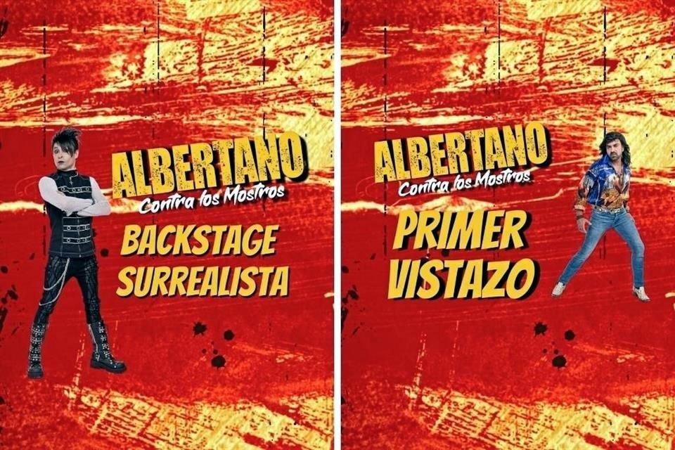 Los domingos, a las 19:30 horas, por Las Estrellas, el público los puede ver en Albertano contra los Mostros.