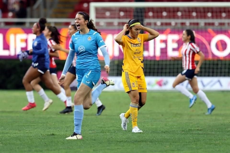 Así, Tigres Femenil quedó sorpresivamente eliminado del torneo tras caer 2-0 (2-2 global) ante las tapatías.