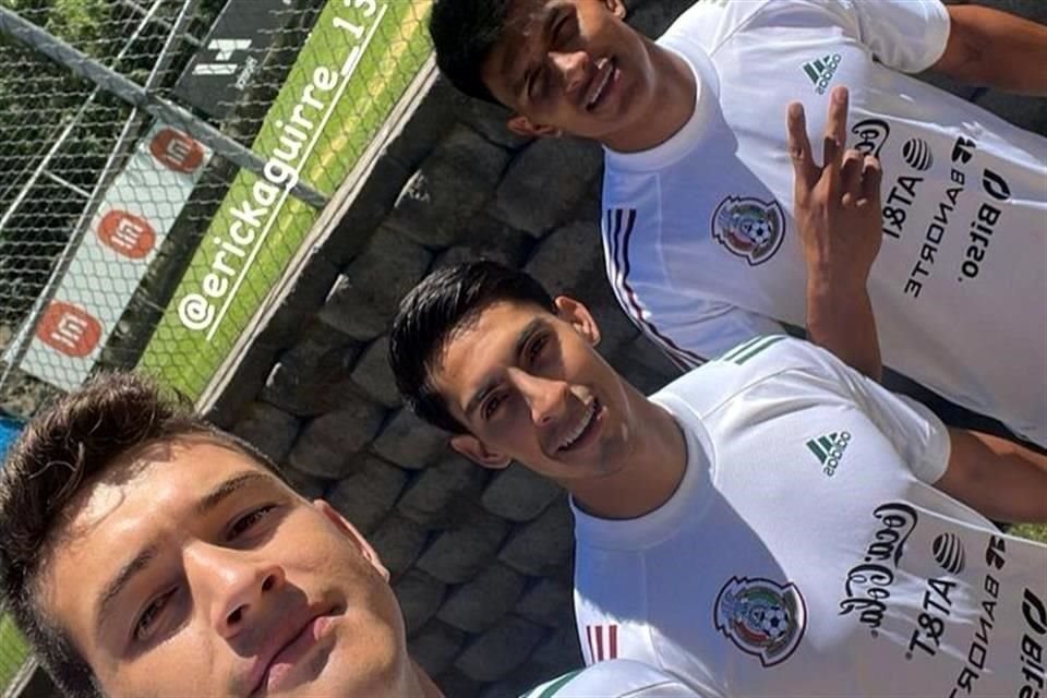 César Montes, Erick Aguirre y Jesús Gallardo están concentrados con el Tri desde el lunes.