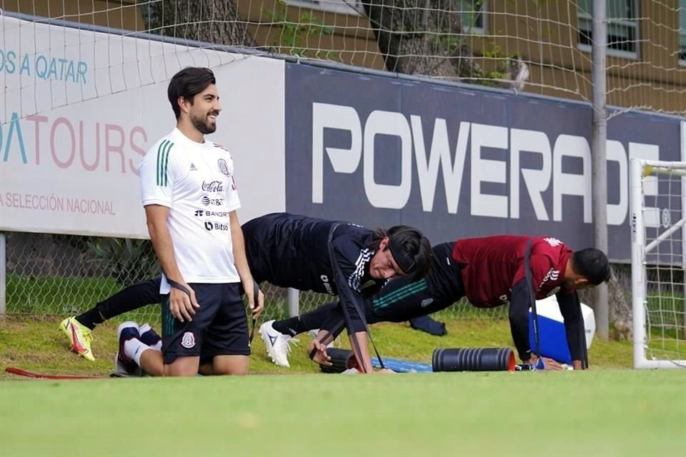 Rodolfo Pizarro está entrenando con la Selección Mexicana desde la semana pasada para los partidos amistosos y de Nations League próximos.