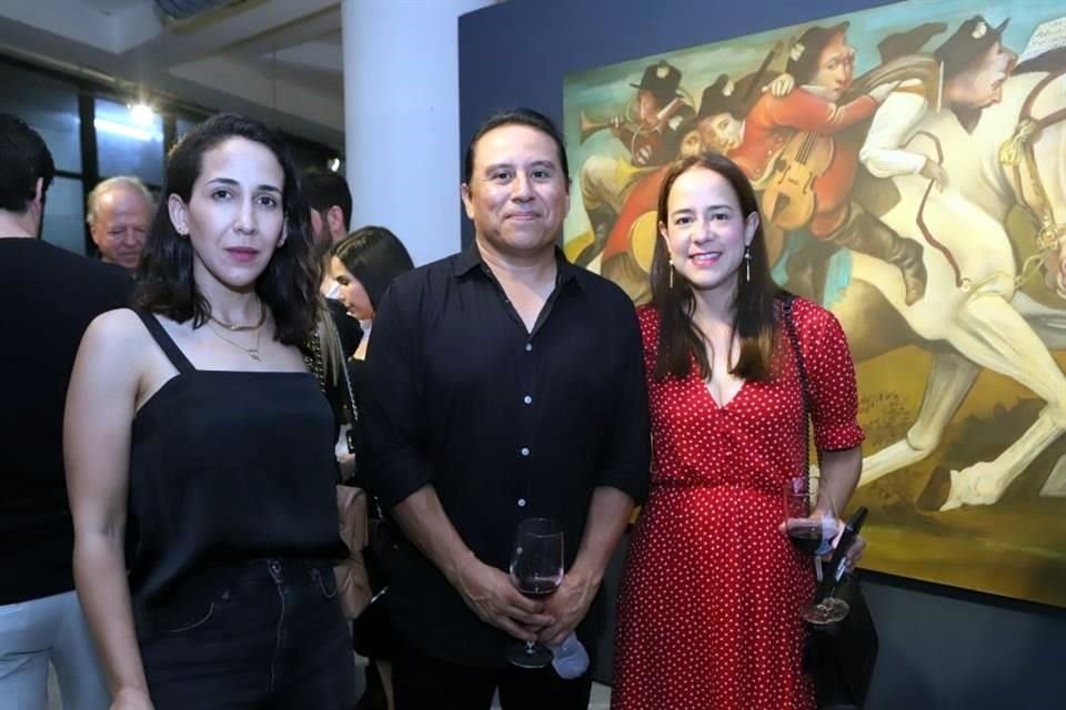 Claudia Julián, Enrique Saucedo y Bertha Zertuche