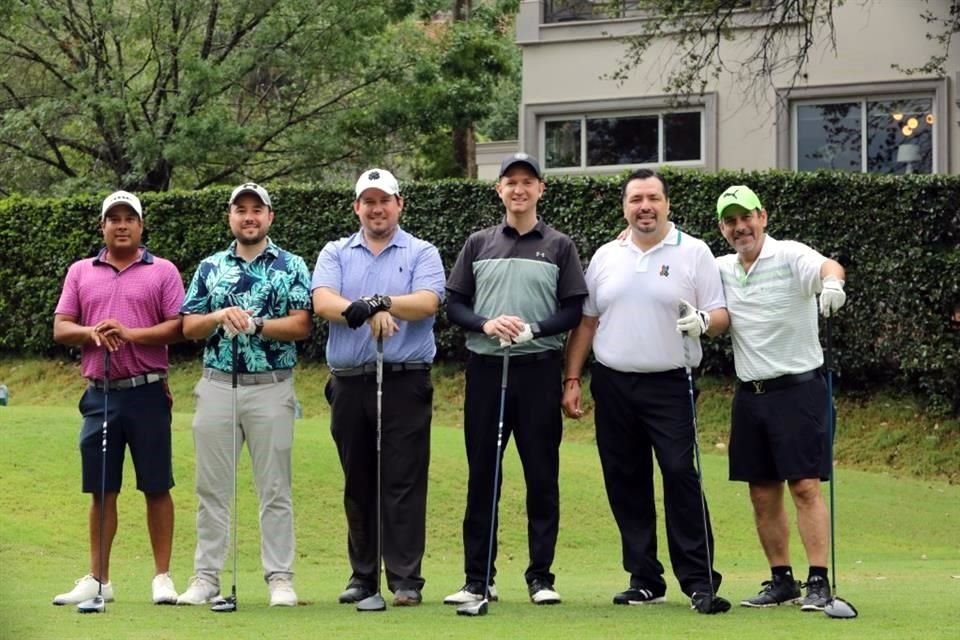 Julio García, Francisco Elosúa, Andrés de Villasante, Antonio Salazar, Fernando Garza y José Ortiz