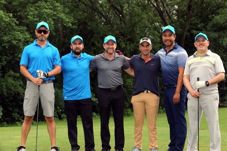 Eduardo Téllez, Kike Santos, Jorge González, Jorge Rodríguez, Edmundo Portilla y Alfonso Gutiérrez