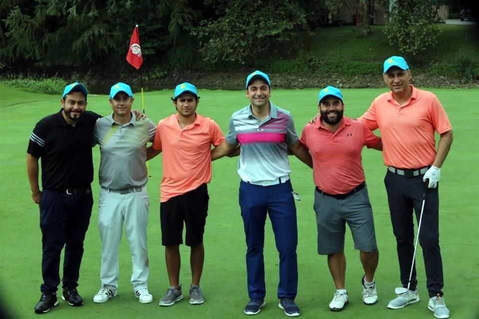 Óscar Pakal, Mauricio Tatesfield, Marco Garza, Fernando Delgado, Adrián Moreira y Marco Garza