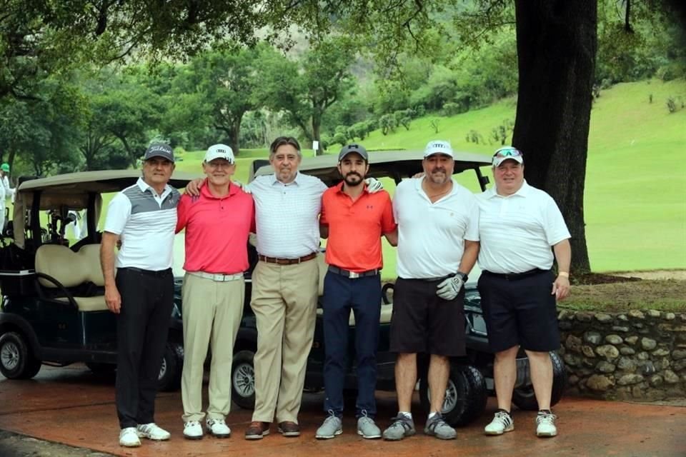 Javier Leal, Juan Antonio Andrade, Paco Cué, Alejandro Villarreal, Alejandro Villarreal y Agustín Flores