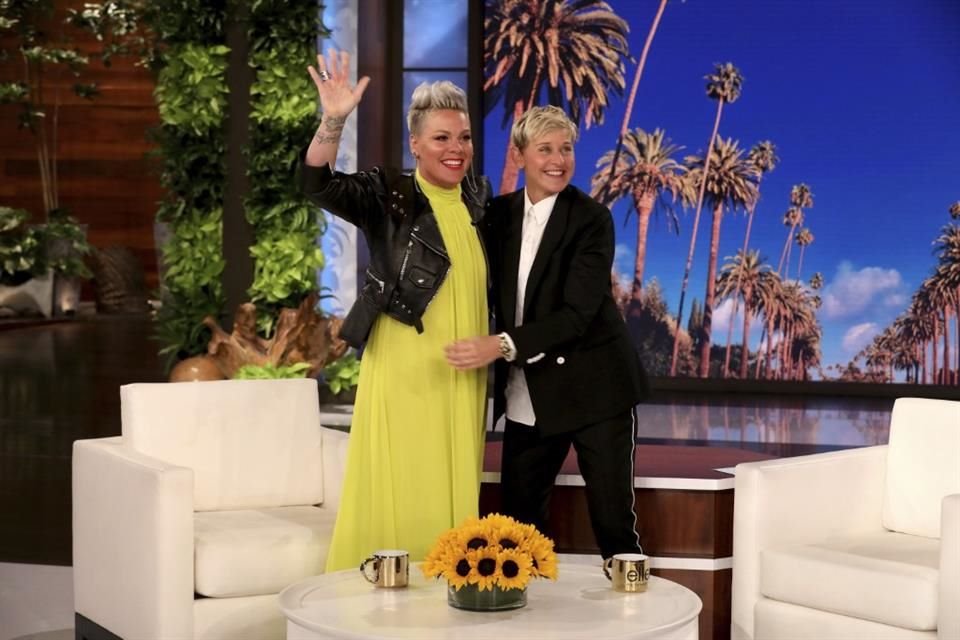 Pink fue otra de sus artistas invitadas a la última edición de su programa.