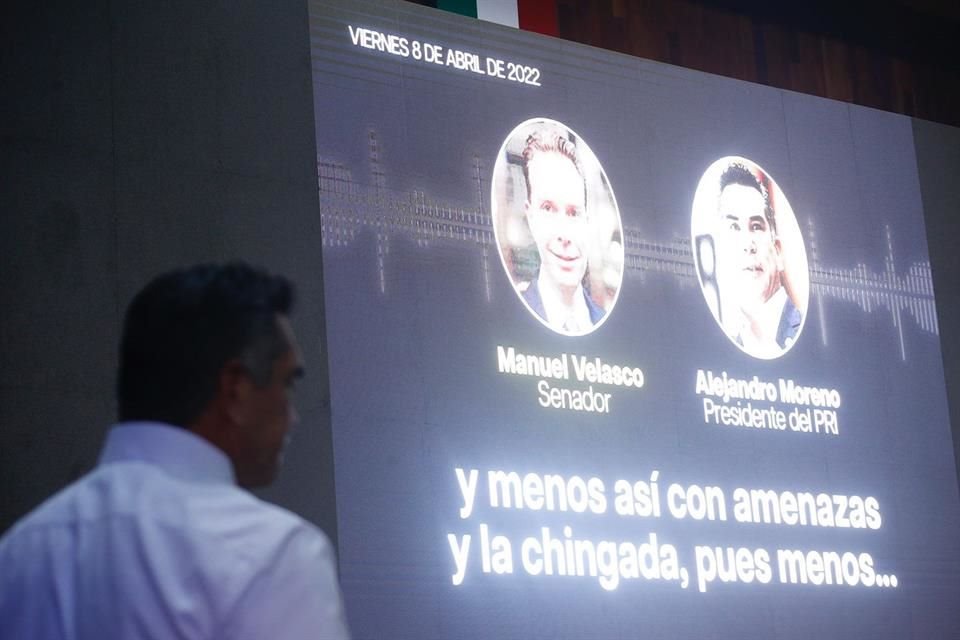 Moreno reveló un audio de poco más de 8 minutos con supuestas amenazas de parte de Segob.