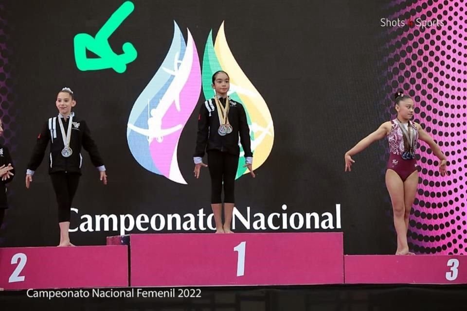 Antonella De Nigris brilló en el Nacional de Gimnasia Artística.