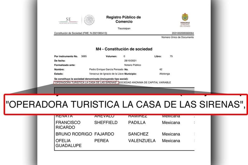 Ricardo Sheffield intentó ocultar que construyó el hotel boutique 'La Casa de las Sirenas' en Tlacotalpan, Veracruz.