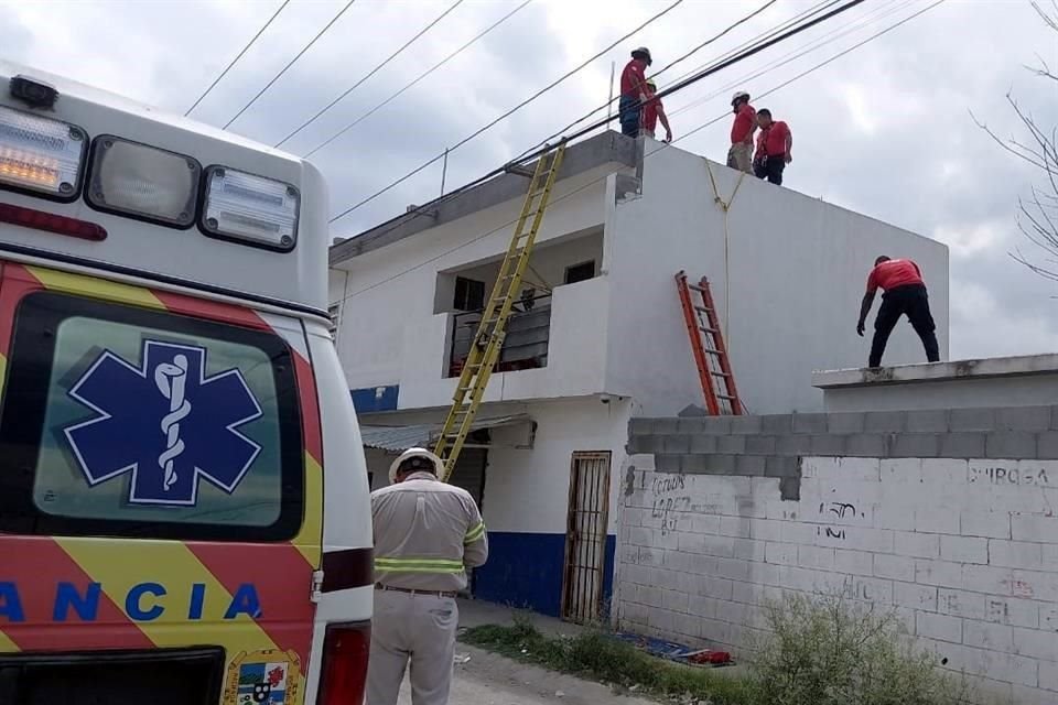 El accidente se reportó a las 13:00 horas, en una casa del Fraccionamiento Buena Vista, informó Armando Javier, responsable de turno de Protección Civil Municipal.