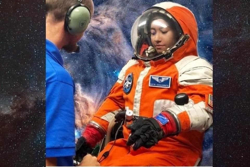 Katya Echazarreta se convertirá mañana en la primera mujer mexicana en ir al espacio.