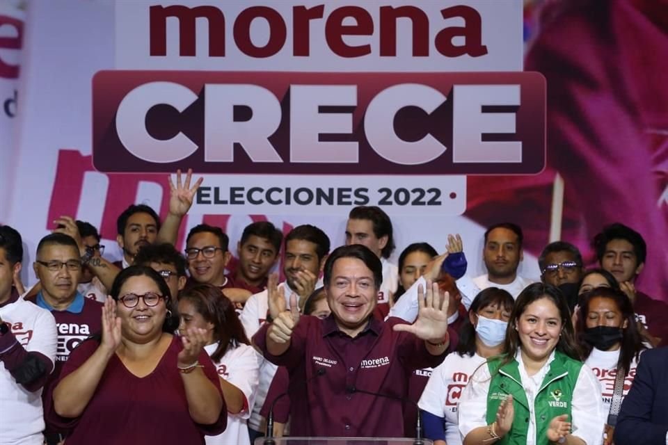 Morena declaró que aventaja en Hidalgo, Oaxaca, QR, Durango y Tamaulipas; PAN afirmó que alianza ganó Tamaulipas, Durango y Aguascalientes.