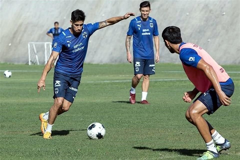 Imagen de un entrenamiento de la semana pasada de Rayados.
