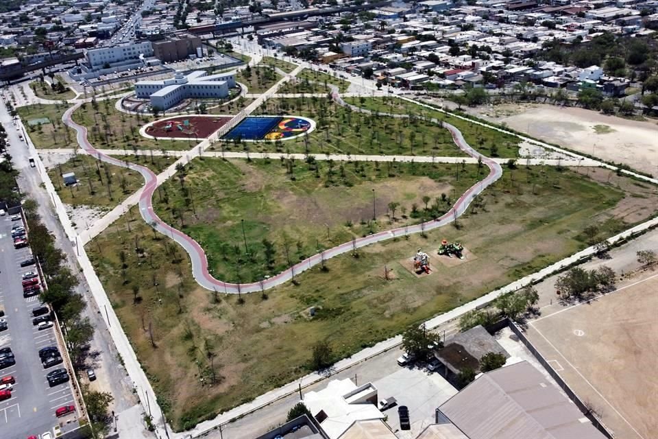 El Parque Libertad fue inaugurado apenas el 20 de septiembre del 2021, y ya muestra descuido.