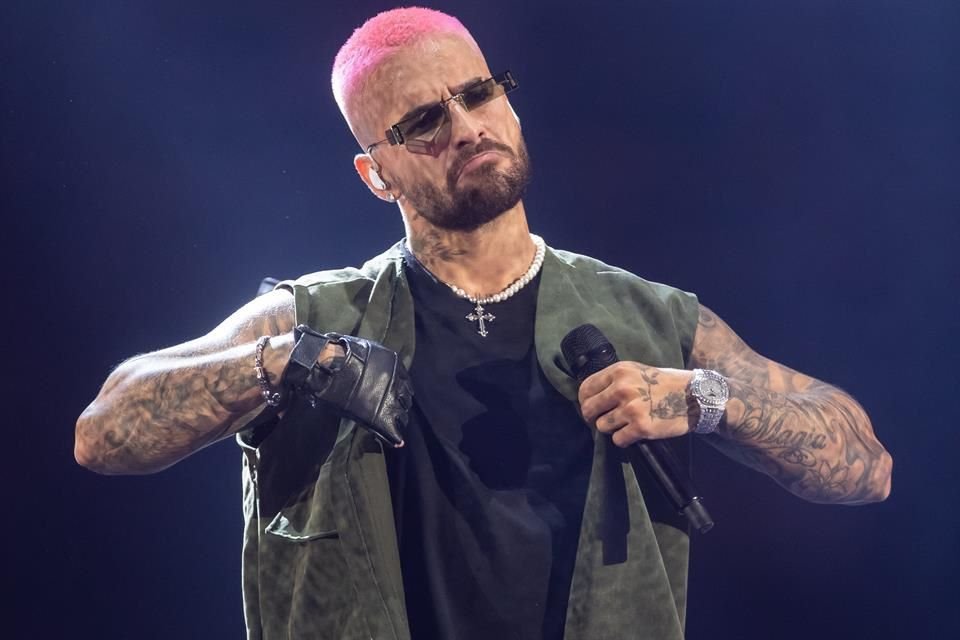 Maluma interpretó temas como 'Felices los 4', 'Chantaje' y 'Sobrio'.