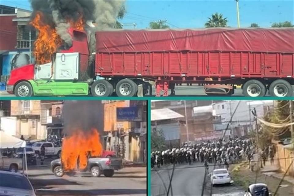 Se reportaron incendios en el Bulevar Industrial y otro más en la Calzada La Fuente, ambos en la cabecera municipal de Uruapan.