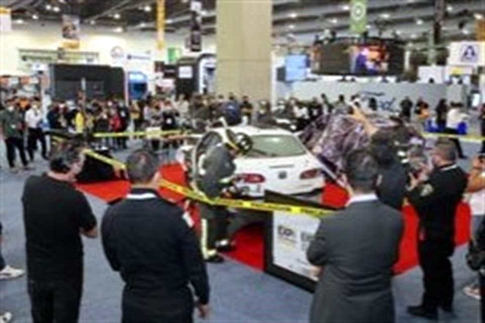 Aspecto de la Expo en el Centro de Convenciones Banamex.