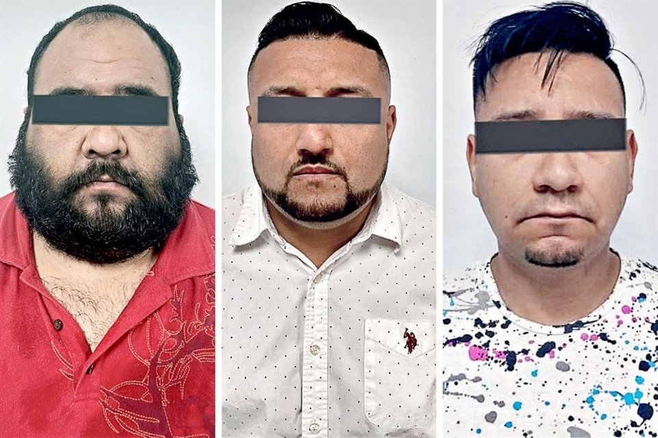 Jesús Celestino, de 32 años, alias 'El Botijas'; Aldo, de 37, y Pedro Alejandro, de 32.