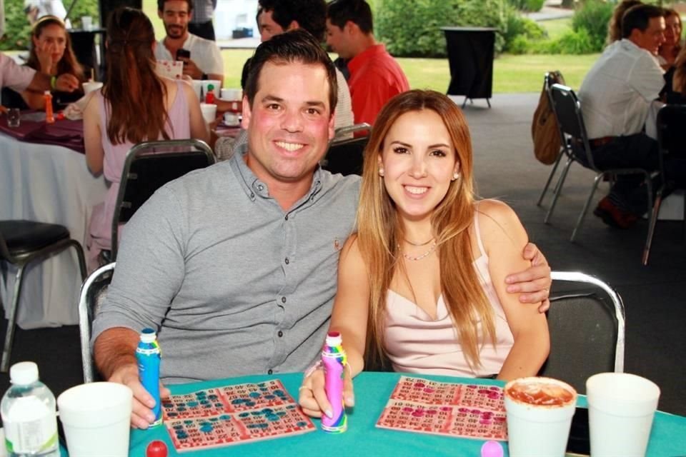David Rodríguez y Judith Elizondo