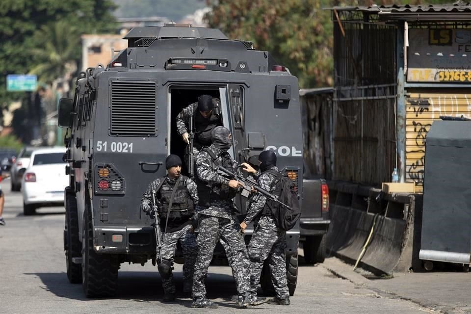 La Policía realizó un operativo en la favela Jacarezinho de Río de Janeiro.