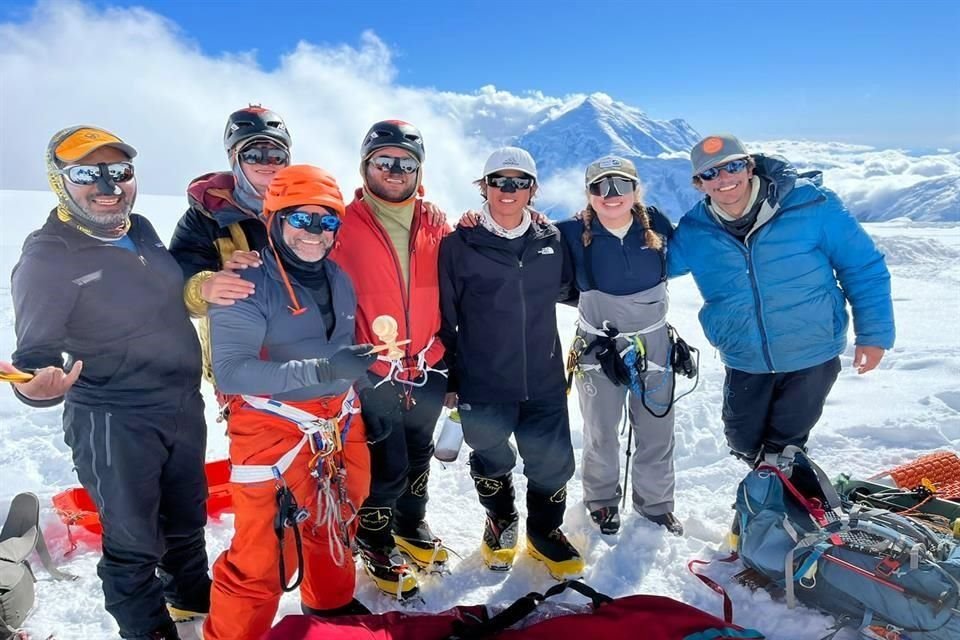 Durante su expedición al Monte Denali, en Alaska