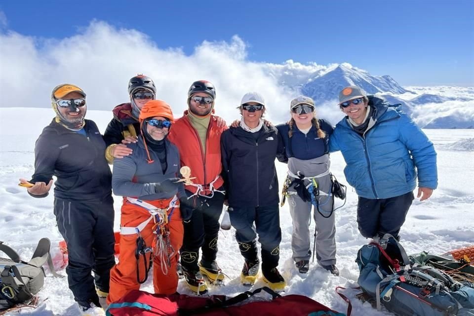 Durante su expedición al Monte Denali, en Alaska