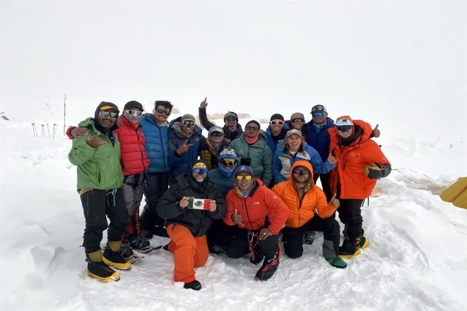 Durante su expedición al Monte Denali, en Alaska