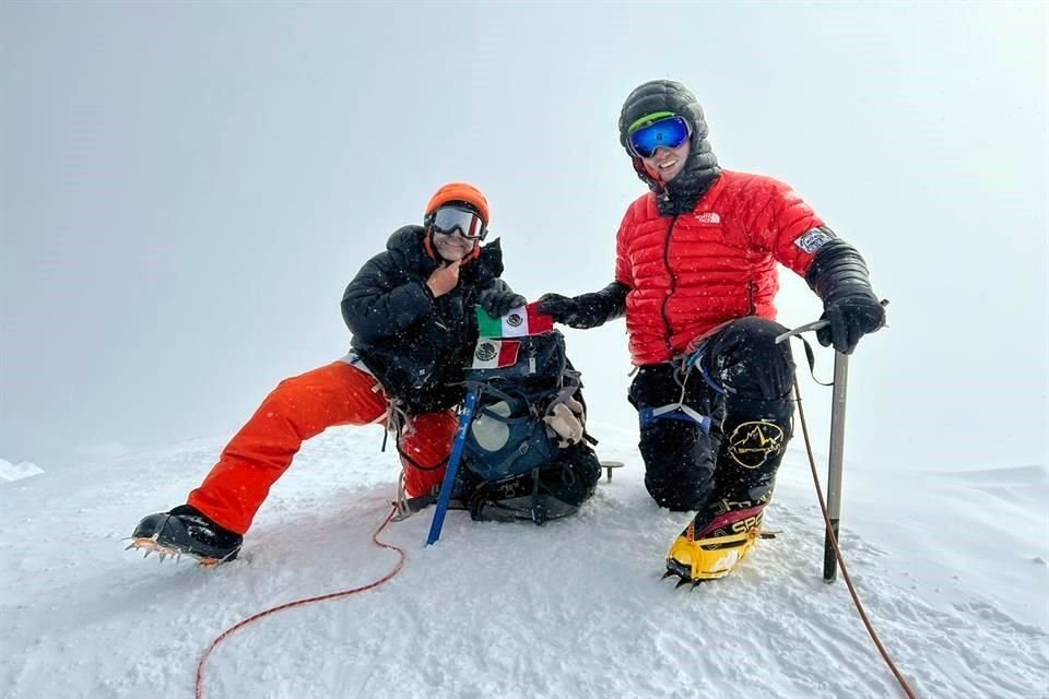 Durante su expedición al Monte Denali, en Alaska