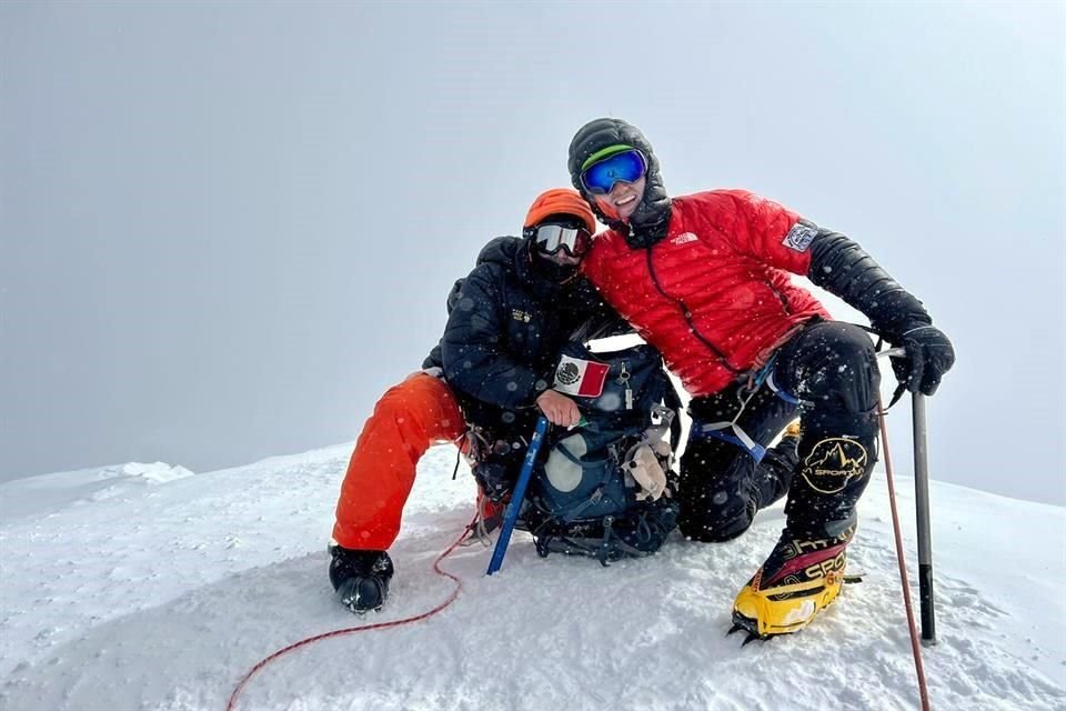 Durante su expedición al Monte Denali, en Alaska