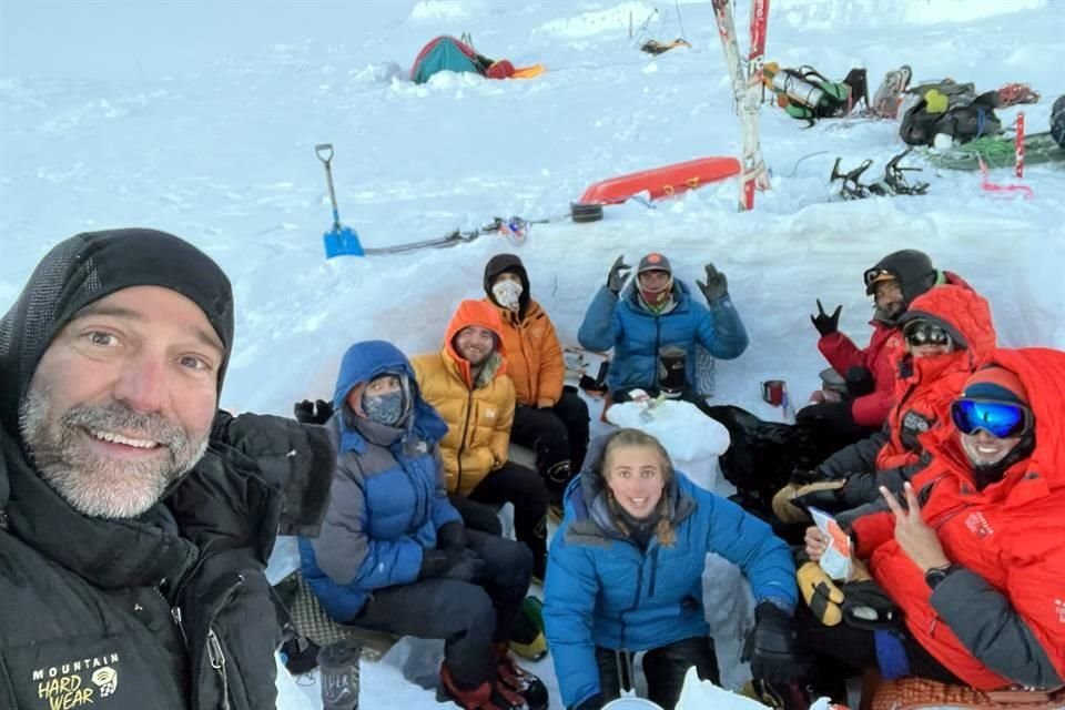 Durante su expedición al Monte Denali, en Alaska