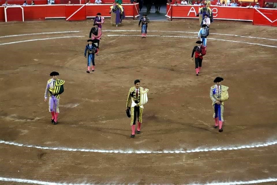 Durante la corrida Homenaje a la Mujer