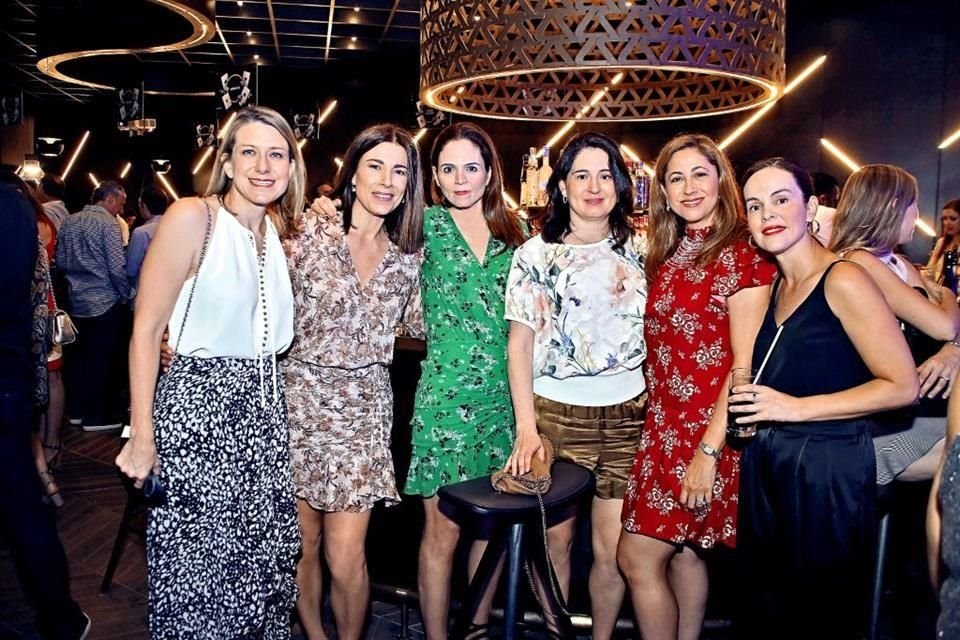 Lucía Guajardo, Cristinne Aubert, María Eugenia Valdez, Cecilia Canales, María Eugenia Guzmán y Claudia González