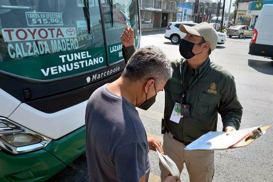 Detalló que el monto de la sanción aumentará en 100 UMAs con cada reincidencia de los camiones sancionados.