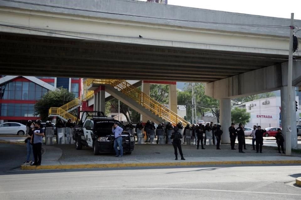 Hasta las 18:00 horas, ninguna protesta que impidiera el paso a los vehículos se presentó en el punto.