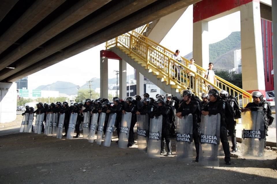 Hasta las 18:00 horas, ninguna protesta que impidiera el paso a los vehículos se presentó en el punto.