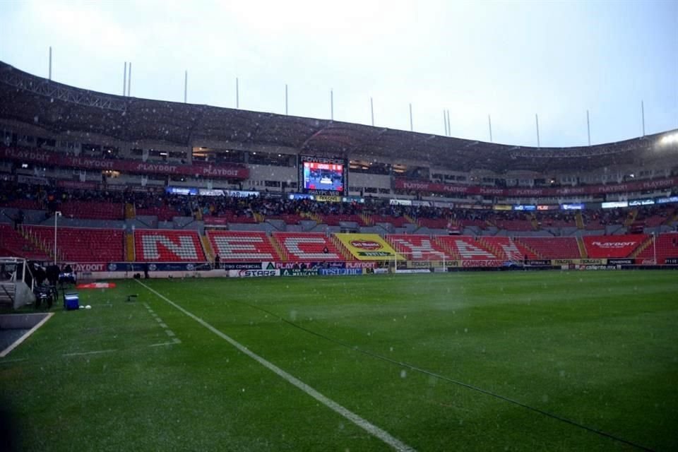 Una fuerte tormenta cayó en Aguascalientes.