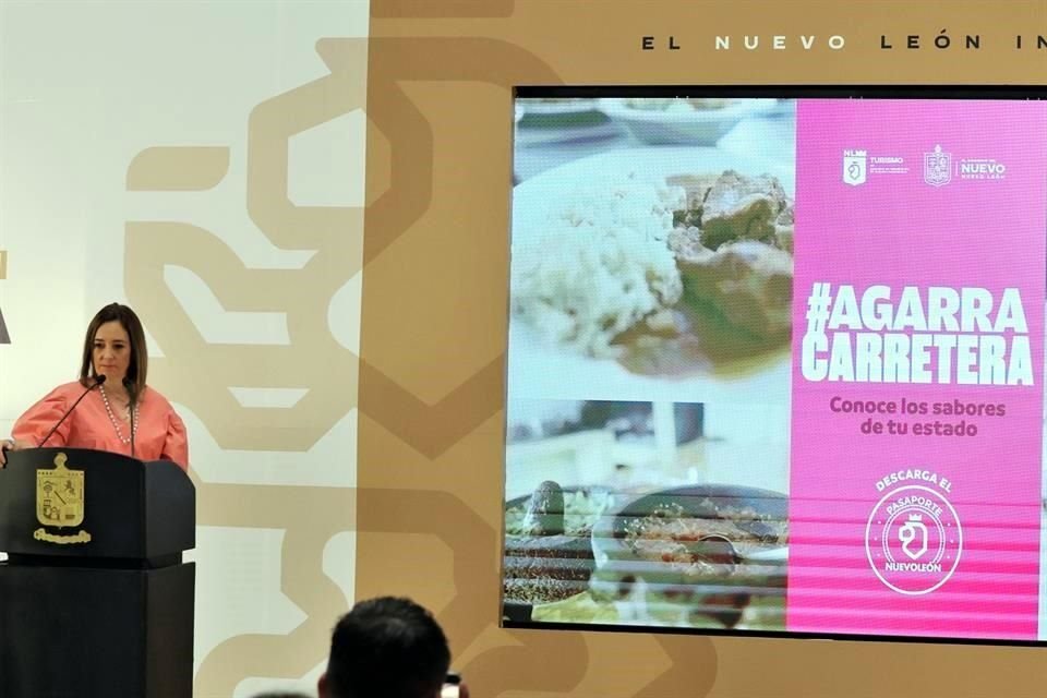 Maricarmen Martínez Villarreal, titular de la Turismo de NL, ofreció detalles del programa.