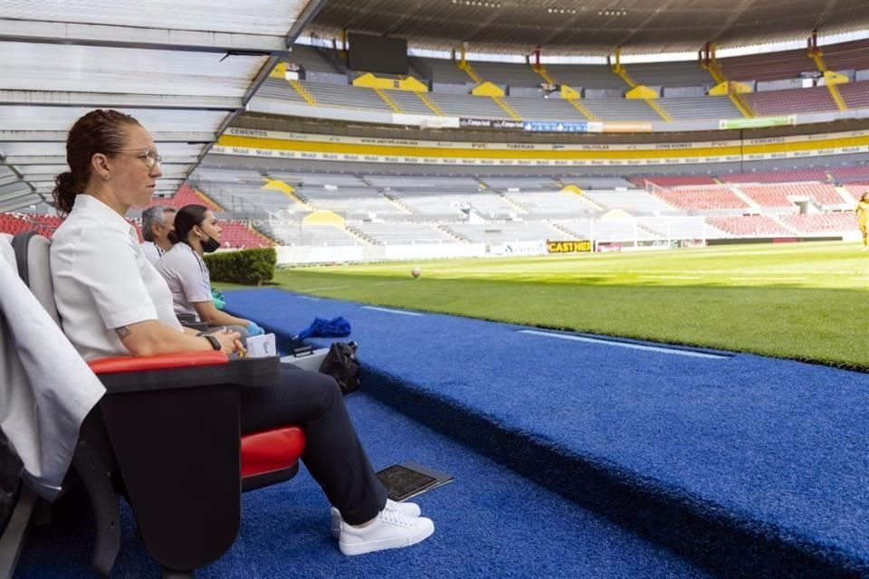 Carmelina Moscato tuvo su presentación en el futbol mexicano, pero no fue el esperado.