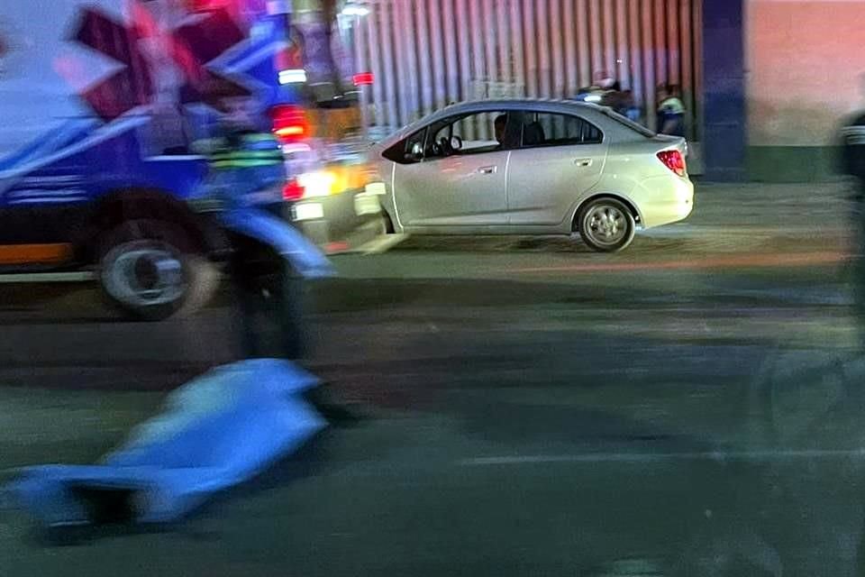 El accidente se reportó a las 21:30 horas en los carriles hacia el oriente pasando la Vía a Matamoros, a la altura de la Colonia Predio Aldape.