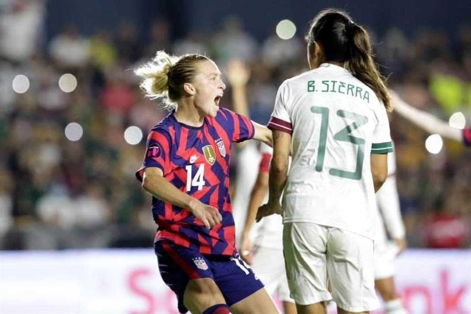 Kristie Mewis marcó sobre la hora para darle el triunfo a las estadounidenses.