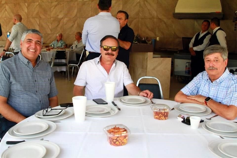 Luis Lozano, Felipe Neri Villarreal González y Guillermo Villegas